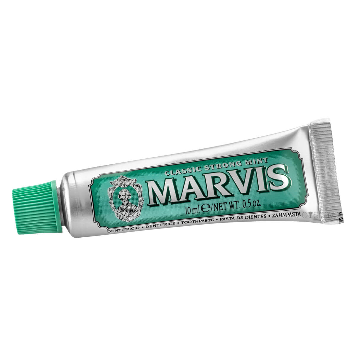 Se Marvis Classic Strong Mint Tandpasta, Rejsestørrelse, 10 ml. hos Proshave